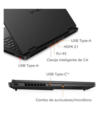 Portátil HP Omen 16 RTX 5060 32GB RAM 1TB SSD