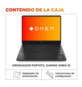 Portátil HP Omen 16 RTX 5060 32GB RAM 1TB SSD