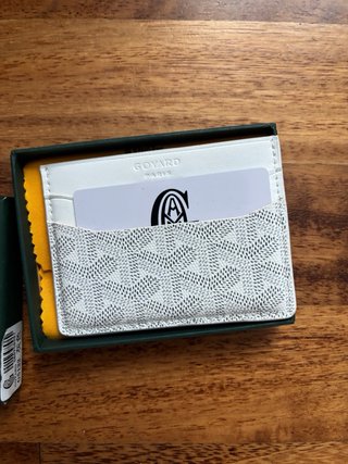 Portacarte Goyard Bianco