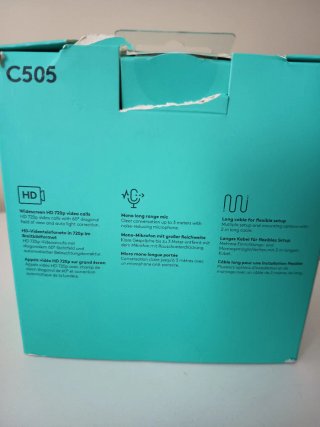 Logitech C505 HD Webcam 720p 30fps