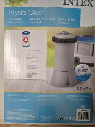 Bomba depuradora Intex Krystal Clear 604