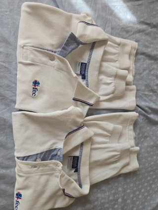 2 Polos FEC T12 Manga Larga Uniforme