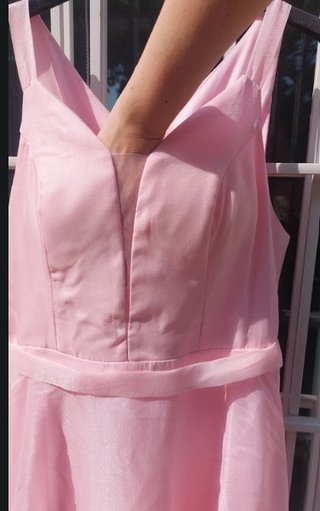 Abito elegante rosa da damigella