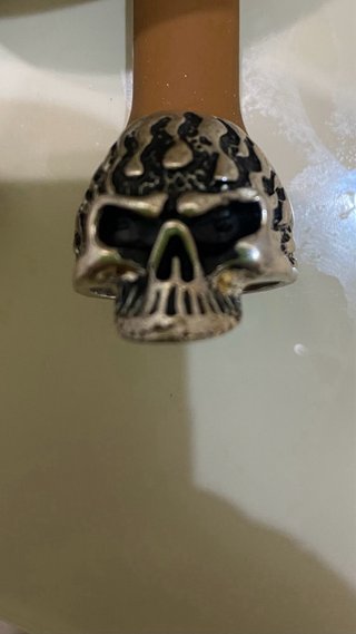 Anillo Calavera Gótico