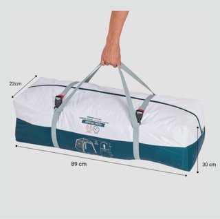 Carpa Camping 10 Personas Azul/Blanco