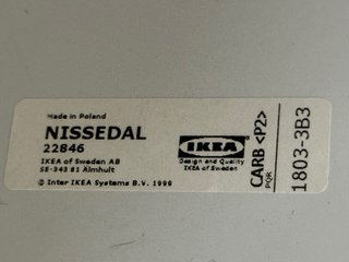 Espejo Ikea Nissedal Cuadrado Blanco 65x65