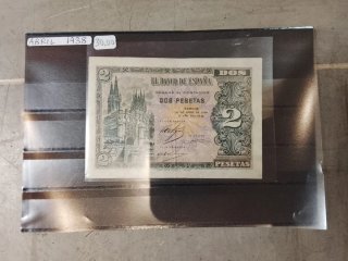 Billete 2 Pesetas Banco de España 1938