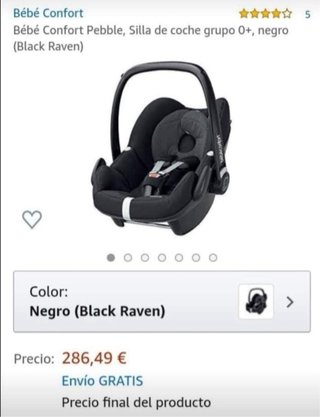 Maxi-Cosi Silla Grupo 0+ y Saco Bebé