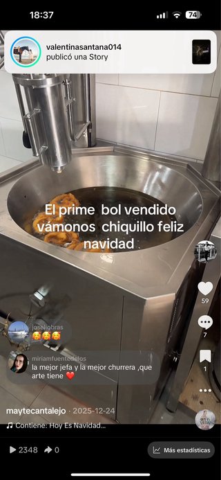 Fogon para churros 80