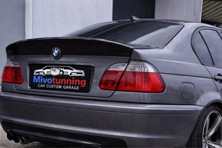 Alerón BMW E46 Coupé CSL Negro Brillo