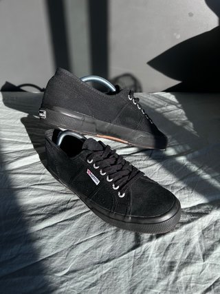 Superga originales unisex Negro/Negro