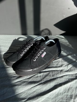Superga originales unisex Negro/Negro