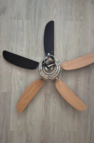 2 Ventilador de techo luz LED con mando