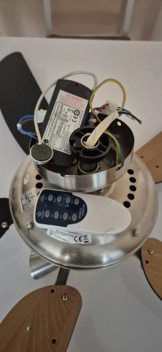 2 Ventilador de techo luz LED con mando