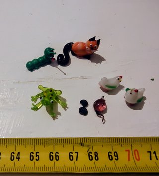 Lotto miniature vetro di Murano e altro.