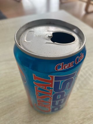 Lata Pepsi Crystal Cola España 1995