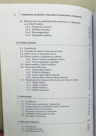 Fundamentos de química y física para la conserv...