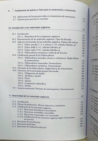 Fundamentos de química y física para la conserv...