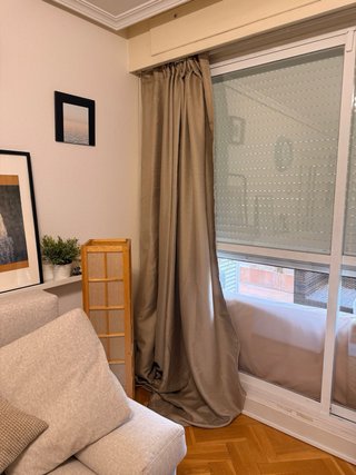 Cortinas Beige Lino Inspire 220x230