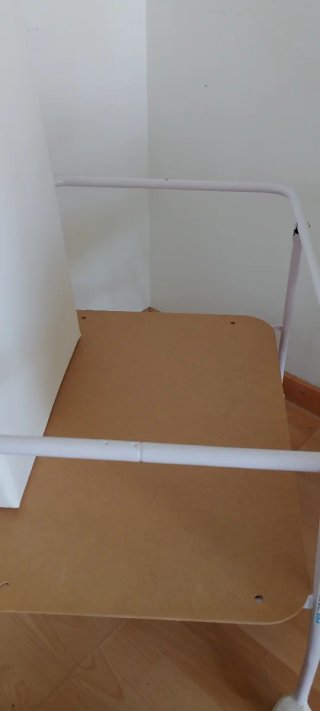 Estructura Cuna Plegable con Ruedas