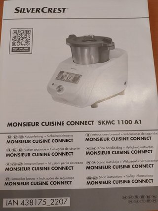 Monsieur Cuisine Connect SKMC 1100 A1 Silvercrest