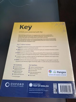 Libro y cuadernillo forrados Key Bachillerato 2e 1