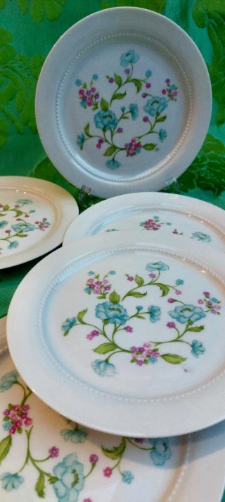 ⚜️ Vajilla Antigua. Porcelana. Bavaria. Eschenbach