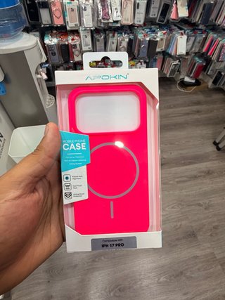 Funda Protectora APOKIN iPhone 17 Pro Rosa