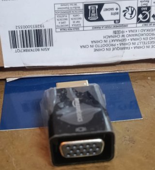 Adaptador HDMI a VGA AmazonBasics NUEVO