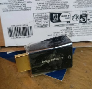 Adaptador HDMI a VGA AmazonBasics NUEVO