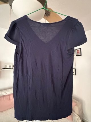 Camiseta Naf Naf azul marino Talla M