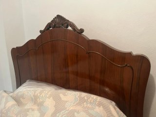 Dormitorio vintage madera