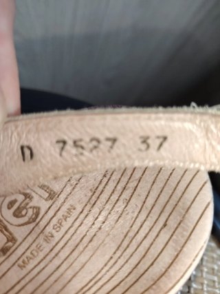 Sandalias Wonders Piel Beige/Plata T.37