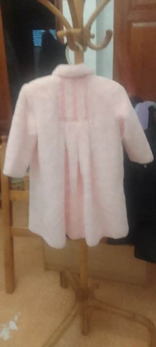 Abrigo niña rosa
