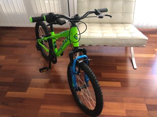 Bici montaña Megamo 20” verde/azul