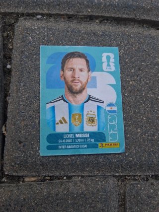 Cromo Messi 2026 Mundial FIFA Panini