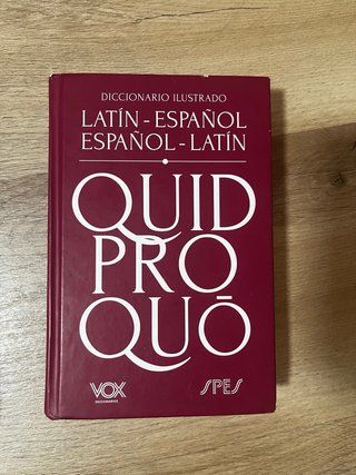 Diccionario ilustrado latín-español/ español-latín