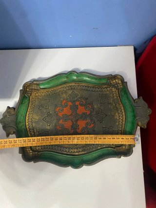 Vassoio Veneziano Vintage Decorato