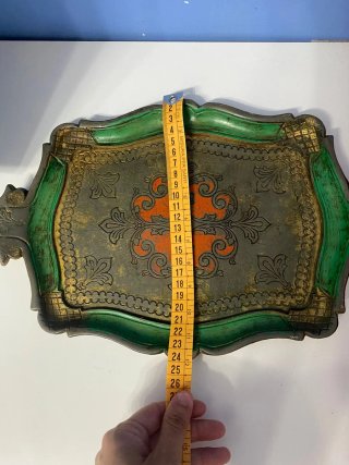 Vassoio Veneziano Vintage Decorato