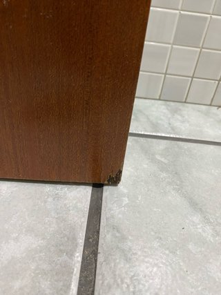 Puerta madera nogal