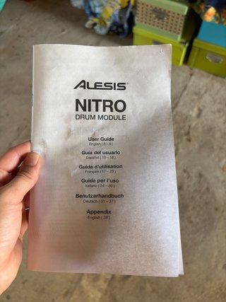Batería Electrónica Alesis Nitro Mesh Kit