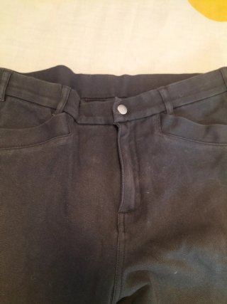 Pantalones de equitación negros talla L