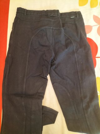Pantalones de equitación negros talla L