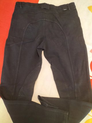 Pantalones de equitación negros talla L