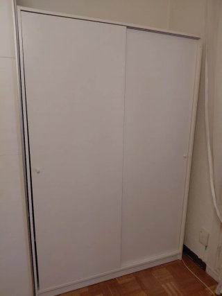 Armario blanco puertas correderas