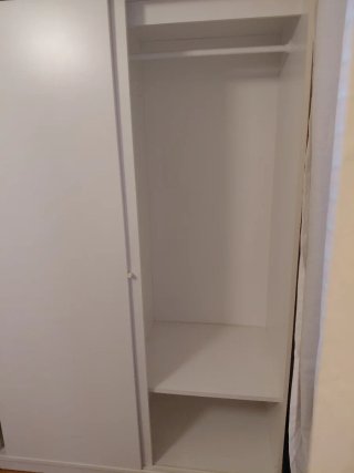 Armario blanco puertas correderas