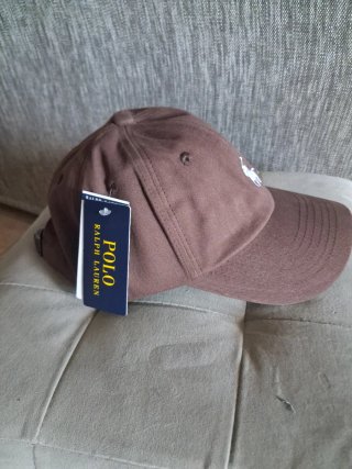 Cappellino Polo Ralph Lauren Marrone Brown