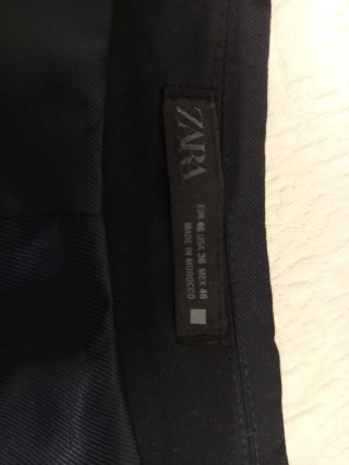 Traje Zara Adolescente Azul Talla M