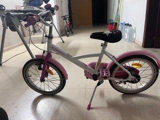 Bicicleta infantil rosa 16 pulgadas