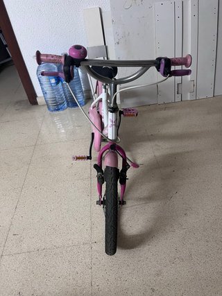 Bicicleta infantil rosa 16 pulgadas